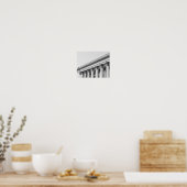 Poster Grodno Biélorussie Architecture soviétique Minimal (Cuisine)