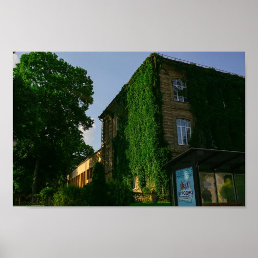 Poster Grodno Biélorussie Université d'architecture (Devant)