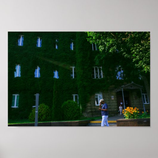 Poster Grodno Biélorussie Université d'architecture (Devant)