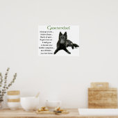 Poster Groenendael Belgique Cheepdog Cadeaux (Cuisine)