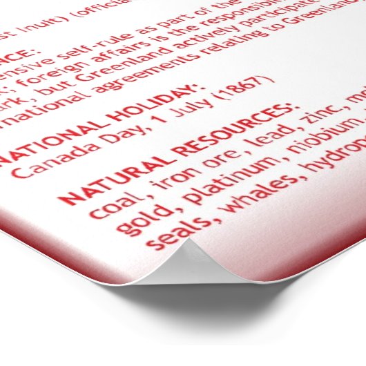 Poster Groenland (Coin)