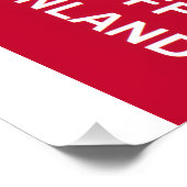 Poster Groenland indépendant (Coin)