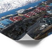 Poster Groenland - Nuuk City - (Coin)