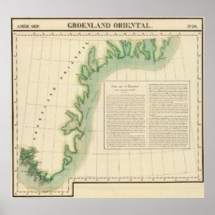 Poster Groenland oriental 20