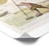 Poster Groenland : Pêche à la baleine et chasse au phoque (Coin)