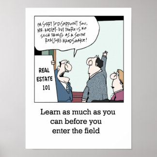 Poster Grondbeginselen onroerend goed