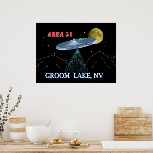 Poster Groom Lake NV (Cuisine)