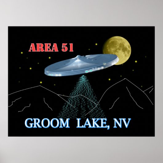 Poster Groom Lake NV (Devant)
