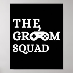 Poster Groom Squad Mariage Bachelor Party Groomsmen Jeu