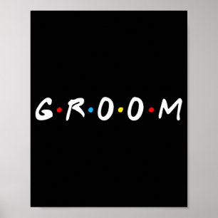 Poster Groom To Be Men Wedding Day Bachelor Party