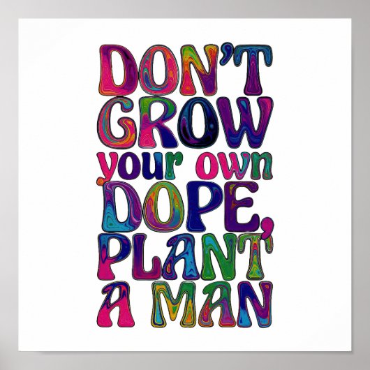 Poster Groovology – Planter des mots (Devant)