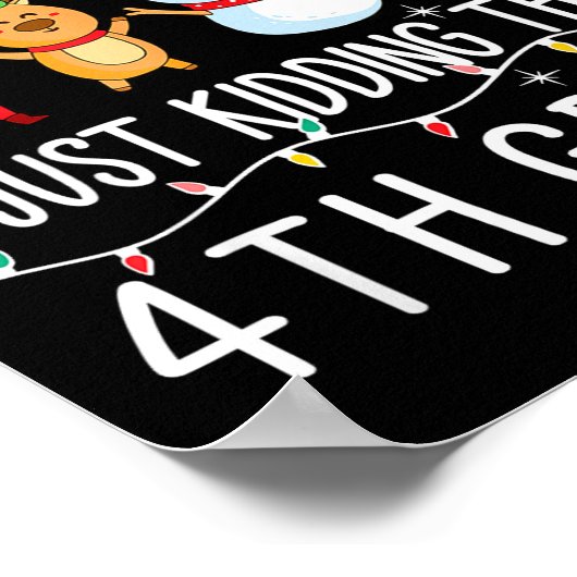 Poster Groovy All Is Calm Just Kidding This Is 5th Grade (Coin)