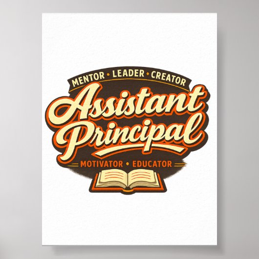 Poster Groovy Assistant Principal Printable Download (Devant)