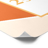 Poster Groovy Baby Retro Sunshine Baby Shower Date Prévue (Coin)