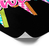 Poster Groovy Chris Lightning Bolt Checkered I Love Meme (Coin)