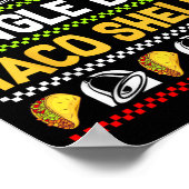 Poster Groovy Christmas Jingle Bells Taco Shells Ugly Xma (Coin)