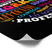 Poster Groovy Community Outreach Worker Back To School  (Coin)