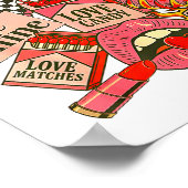 Poster Groovy Coquette Western Valentines Day Collage Cli (Coin)