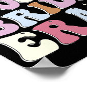 Poster Groovy Dans Mon Ère De Mariée Épouvantable (Coin)