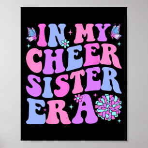 Poster Groovy Dans Mon Ere De Soeur De Cheer Cheerleading