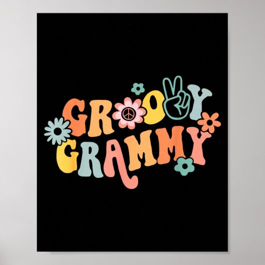 Poster Groovy Grammy One Thankful Grammy Valentines Day M (Devant)
