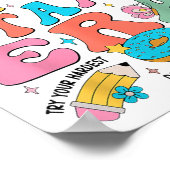 Poster Groovy In My Starr Era Testing Day Teacher Kids Mo (Coin)