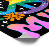 Poster Groovy Mimi Floral Hipe Funny Mother's Day Mom Wom (Coin)