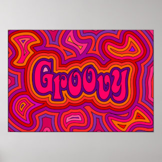 Poster Groovy Print