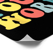 Poster Groovy Show Your Work Fun Math Teacher Appreciatio (Coin)
