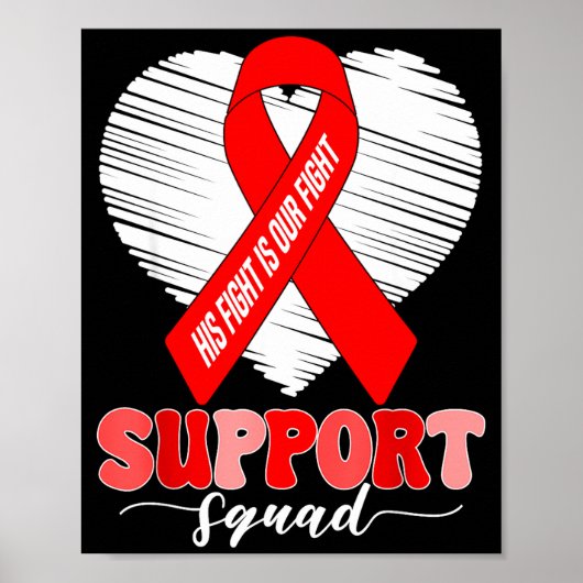 Poster Groovy Support Squad Son Combat Est Notre Combat C (Devant)