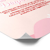 Poster Groovy Valentine Baby Shower Late Night Diapers (Coin)