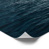 Poster Gros bateau de croisière blanc (Coin)