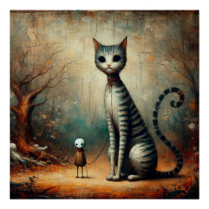 Poster Gros chat
