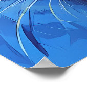 Poster Gros chat bleu. (Coin)