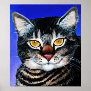 Poster Gros chat peint