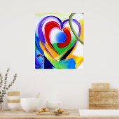 Poster Gros Coeur Taille énorme (Cuisine)