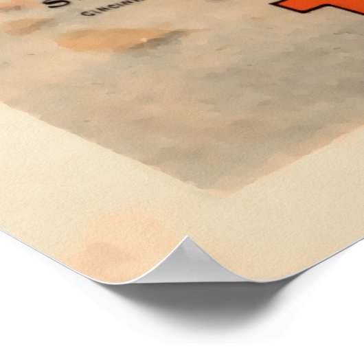 Poster Gros nugget d'or trouvé dans Klondike 1897 (Coin)