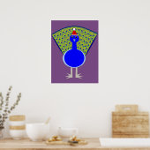 Poster Gros paon de Noël (Cuisine)