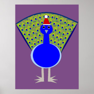 Poster Gros paon de Noël