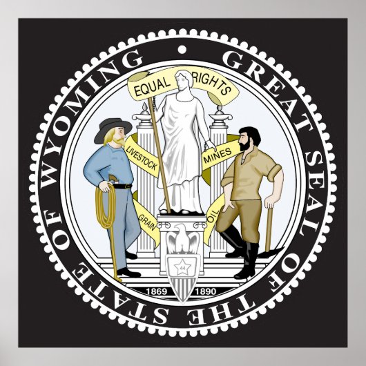 Poster Gros phoque du Wyoming (Devant)