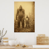 Poster Gros Pied, Sasquatch, Poster, Cryptid (Cuisine)