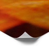 Poster Gros plan de chips juteux, croustillants sur plaqu (Coin)