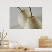 Poster Gros plan de deux poires (Cuisine)