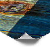 Poster Gros plan de la cale et de la corde (Coin)