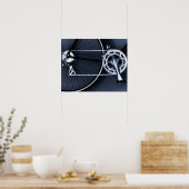 Poster Gros plan de la chaîne, de la pédale et des engren (Cuisine)