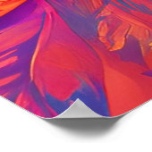 Poster Gros plan De La Feuille En Forme D'Oeil (Coin)