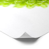 Poster Gros plan de la tête de fleur Chrysanthemum 2 (Coin)