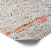 Poster Gros plan de la texture de vieilles pierres wallab (Coin)