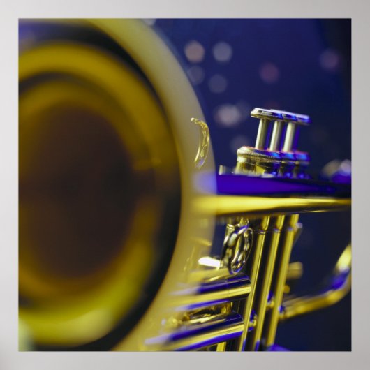 Poster Gros plan de la trompette 3 (Devant)