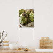 Poster Gros plan de l'artichaut (Cuisine)
